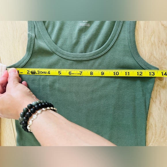 FELINA Pretty 🤩 Coral, Palest Pink & Olive Green Set of 3 Tank Tops 💫 Medium - Picture 8 of 12